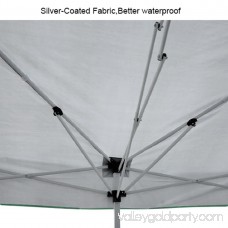 Quictent Easy Pop Up Canopy Instant Canopy Tent 10x10 Feet Heavy duty Height adjustable waterproof Green